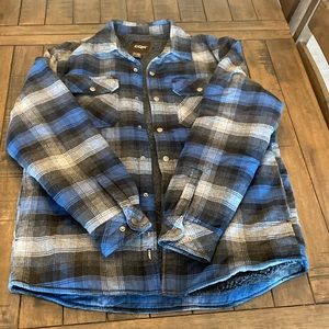 CQR Sherpa Lined Flannel XL